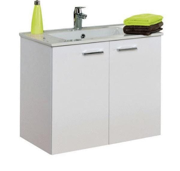 MEUBLE 2P.ANGELO  60X60 BLANC BRIL.  A0508245