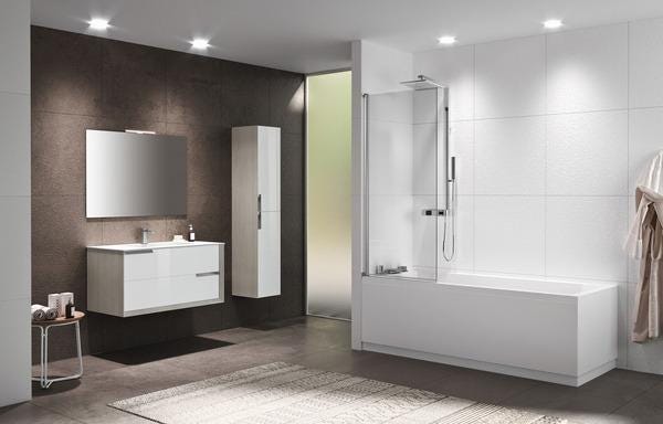 PARE BAIN RIVIERA 2.0 80X150 V.TR RIV21V80-1B NOVELLINI FRANCE