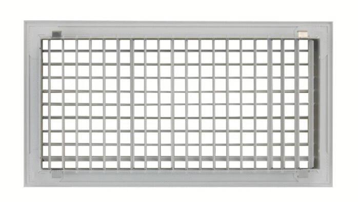 GRILLE DE SOUFFLAGE - GDD - Grille alu double déflexion