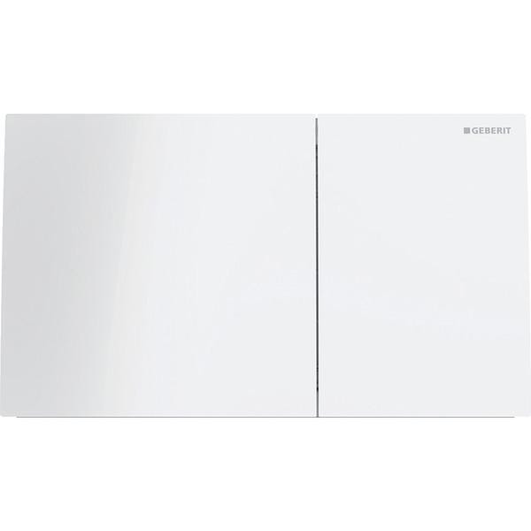 PLAQUE SIGMA70 VERRE DBL TCH BLANC 115622SI.1 GEBERIT  [115.622.SI.1]