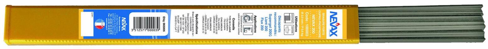 METAUX D'APPORT ET CONSOMMABLES - Brasure Cupro-phosphore