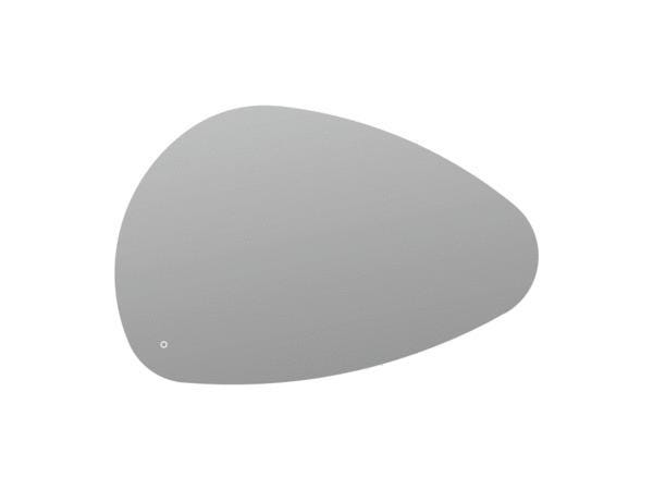 MIROIR REVERS. L120XH80  GALET GAUCHE P900183 MP GLASS  [P900183]