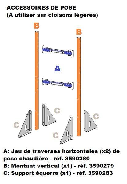 CADRE ACCROCHAGE HP46/65/85/100EVO    3590280