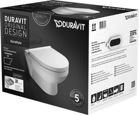 DURASTYLE BASIC - Ensemble WC suspendu