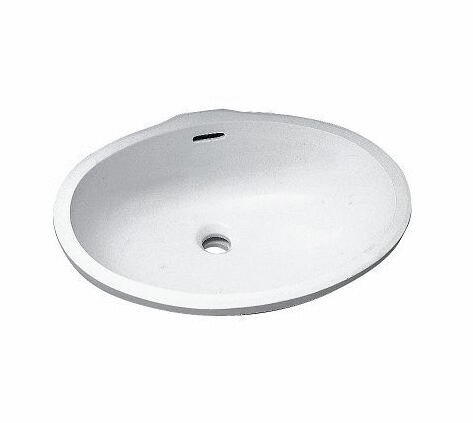 FONTANGE 1 - Vasque ovale à encastrer par dessous