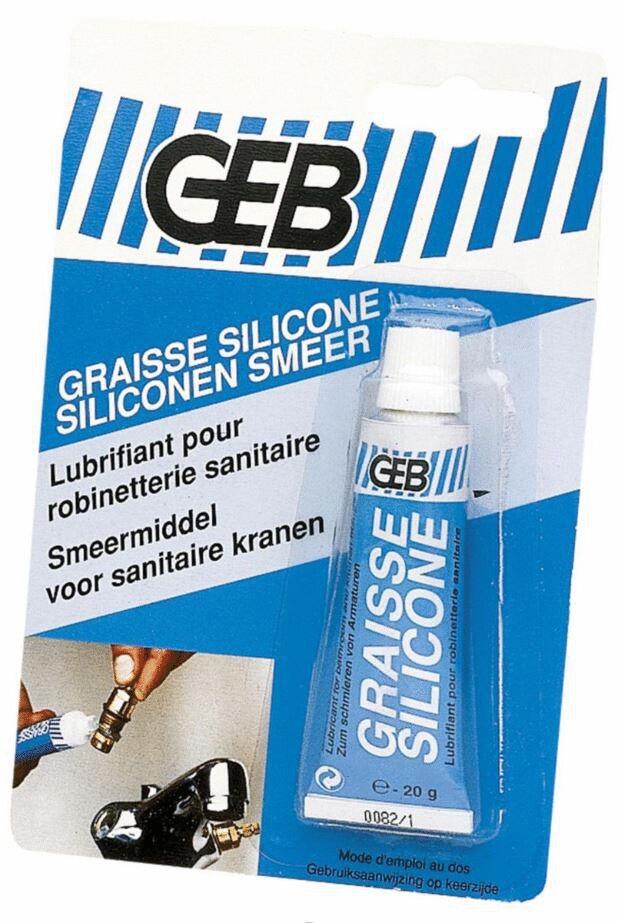 GRAISSE - Silicone - Graisse contact eau potable pour lubrifier la robinetterie sanitaire