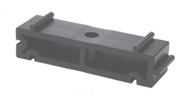 SUPPORTAGE POUR TUBE THERMOPLASTIQUE - Bloc à relever de 20mm en PP noir