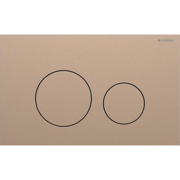 PLAQUE SIGMA40 DBLE ROUND OR RGE 115.628.QB.1 GEBERIT  [115.628.QB.1]