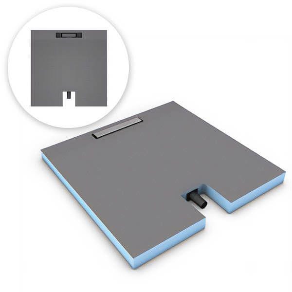 RECEVEUR A CAR.PLANO LINEA   90X90  073736608 WEDI GMBH  [073736608] 
