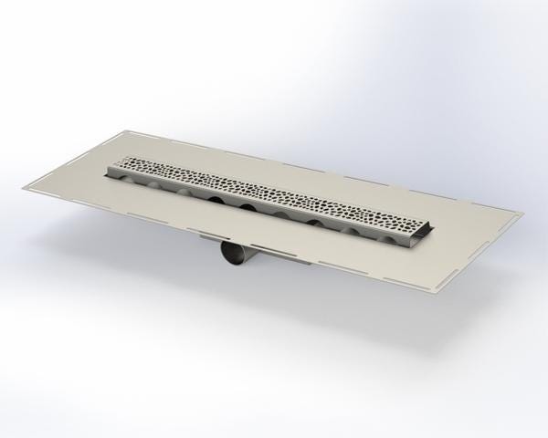 CANIVEAU DOUCHE PLAT L 800 PERLE   RG80-PERLE
