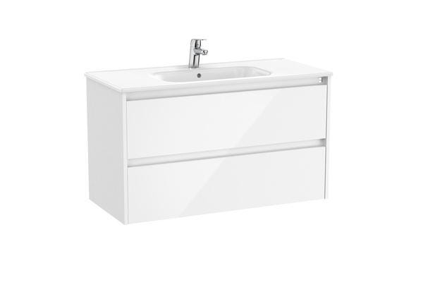 MEUBLE TENET UNIK 2T ENS/100 BLC/B A851778806 ROCA SANITAIRE  [A851778806]