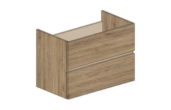 MEUBLE S/PLAN EAZY26 2T 80CM CHENE NAT.RC0225