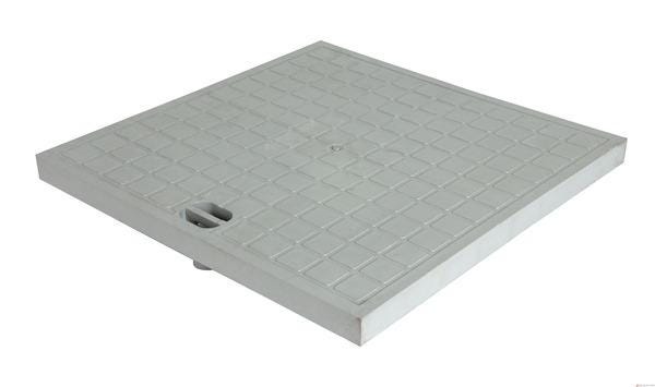 TAMPON RENFORCE PVC P.REGARD 55X55 GRIS UTRE5 NICOLL  [UTRE5]