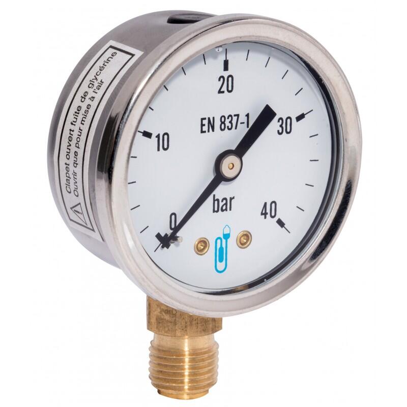 MANOMETRE - EN837-1-Ø50-RV 1/4"