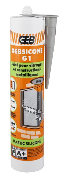 MASTIC GEBSICONE G1 GRIS  -CART.310ML- 891253 GEB  [891253]
