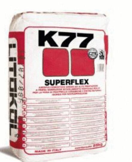 SUPERFLEX K77 - Adhésif à base de ciment