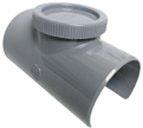 SELLE - MF - 90° - Avec bouchon de visite