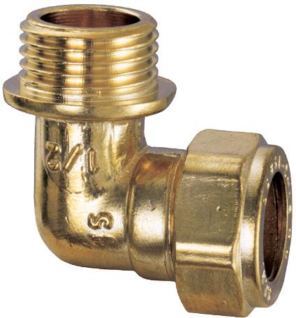 COUDE A COMPRESSION - MF - Equerre biconique