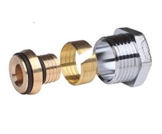 RACCORD POUR CORPS CHROMES REGLABLES RA-NCX - Raccord rapide à visser