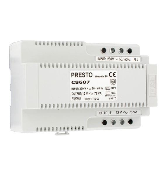 SACHET TRANSFO 230/12V           PRESTO 90610 PRESTO LES ROBINETS  [90610]