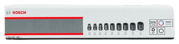 SET 9 DOUILLES 1/2 10X27MM D45     2608551100 BOSCH ELECTROPORTATIF  [2608551100]