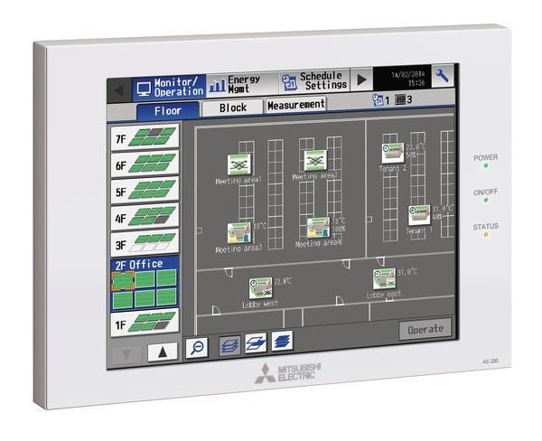 COMMANDE CENTRALISEE TACTILE   277195 AE-200E MITSUBISHI ELECTRIC  [AE-200E]