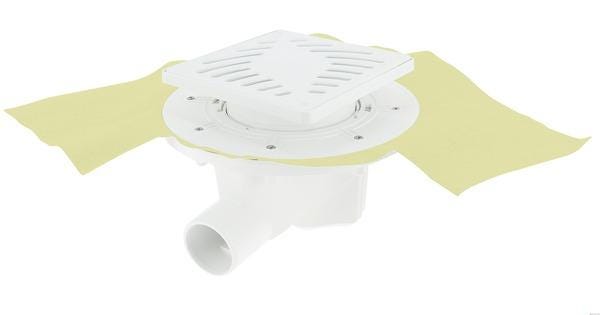 SIPHON CARRE AV.GRILLE+NATTE 15X15 SICAX15HNP NICOLL  [SICAX15HNP]