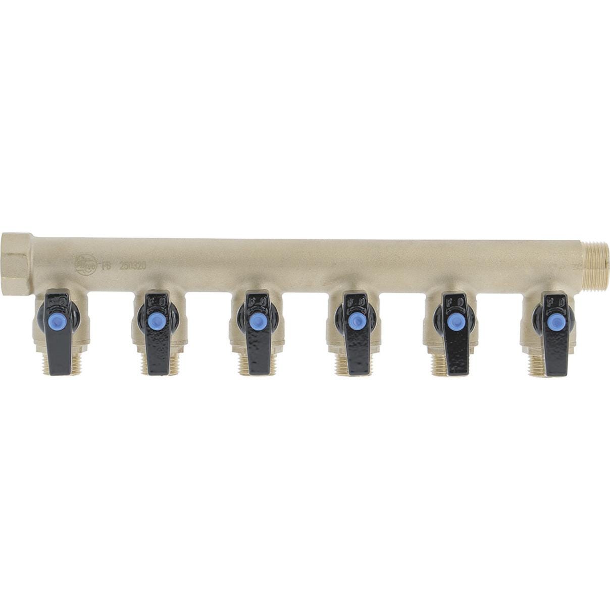 COLLECTEUR 3/4"-6 VANNES 1/2" COLV46 PB TUB  [COLV46] 