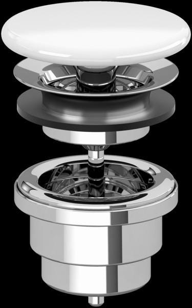 CACHE BONDE CERAMIQUE 32MM BLC       680800RW VILLEROY BOCH  [680800RW]
