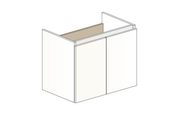 MEUBLE S/PLAN EAZY26 2P 70CM BLANC BR. RC0211