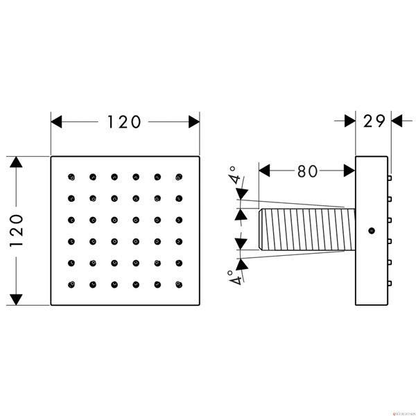 AXOR STARCK - Shower module - Set de finition