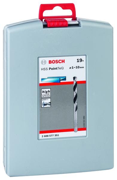 FORET EN COFFRET - HSS POINTTEQ Coffret de 19 pièces