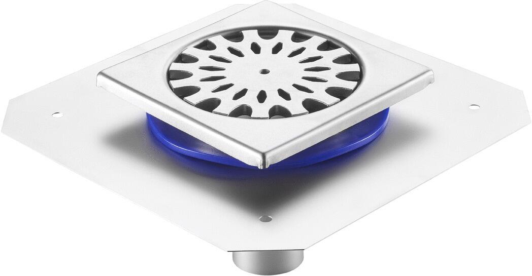 SIPHINOX® AVEC REPRISE D'ETANCHEITE - Siphons inox pour étanchéité sous carrelage en locaux humides