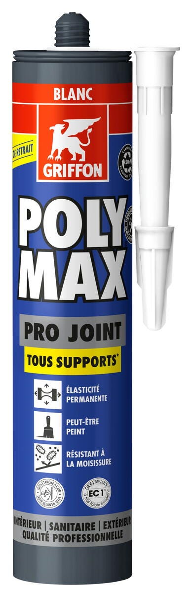 POLY MAX® SEALANT PRO JOINT - Colle solution d'étanchéité premium et multifonctionpour intérieures, extérieures et sanitaires