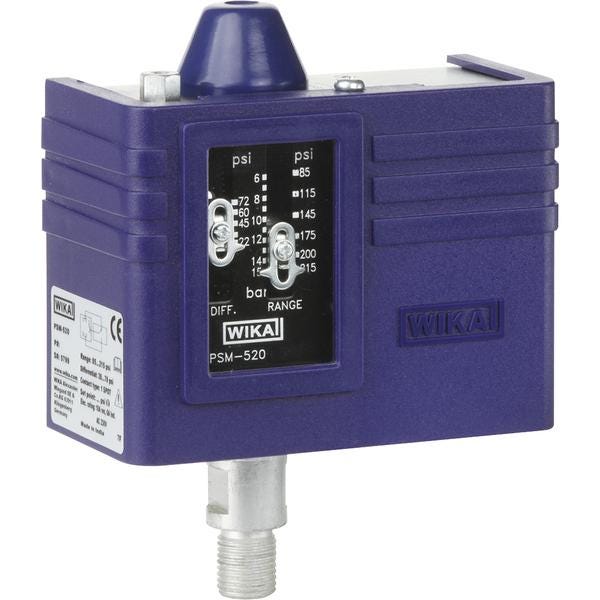 PRESSOSTAT MECANIQUE 0,4-7 BAR 1/4 M  PRES07B THERMADOR  [PRES07B]
