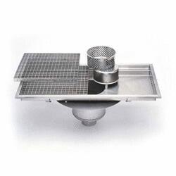 RIVIERE® AVEC REPRISE D'ETANCHEITE - Caniveau inox