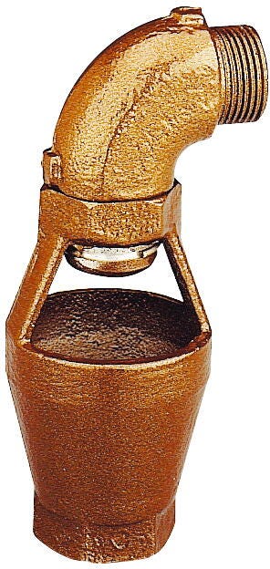 SOUPAPE DE SURETE - Entonnoir avec coude articulé
