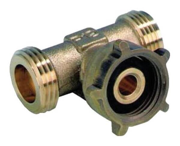 RACCORD POUR GAZ BUTANE ET PROPANE EN RECIPIENT - Raccord en té