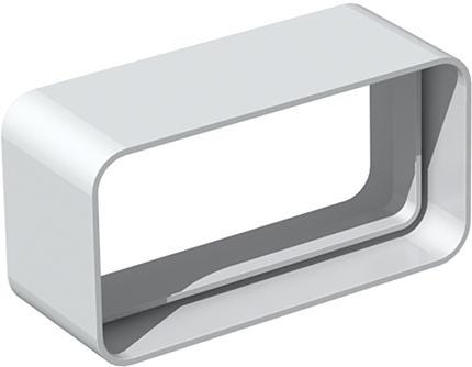 CONDUIT RECTANGULAIRE RIGIDE - TUB-PLA - PVC ultraplat