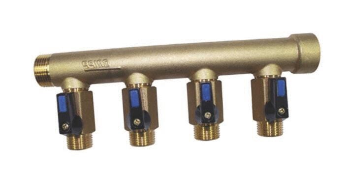 COLLECTEUR DISTRIGRIPP - Chauffage type B ø30 - Entraxe 55 mm