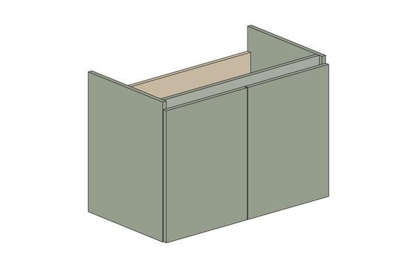 MEUBLE S/PLAN EAZY26 2P 80CM SAUGE     RC0252