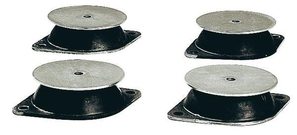 PLOTS ANTIVIBRATILES D80 MAX 80KG      970009 S&P FRANCE SOLER & PALAU  [970009]