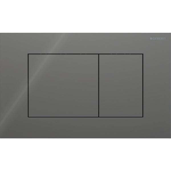 PLAQUE GEBERIT SIGMA40 DOUBLE TOUCHE SQUARE: