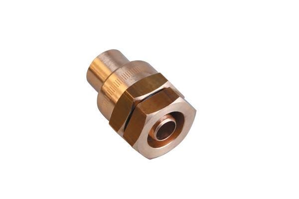 RACCORD POUR TUBE POLYETHYLENE - Raccord métal plastique à braser sur cuivre