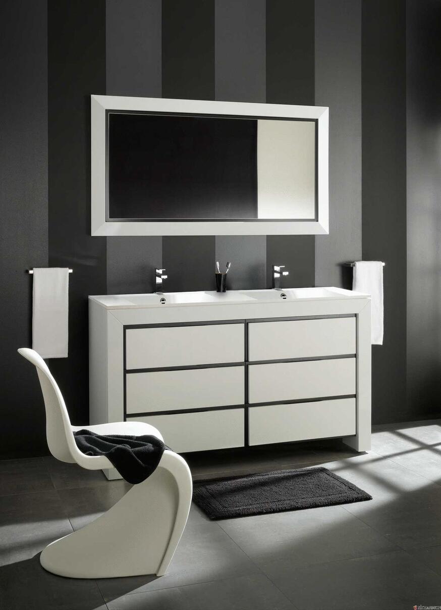 VENDOME - Meuble sous plan de toilette