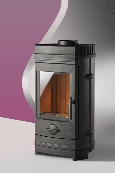POELE CHATEL ANTHR.BUCHES 8KW DESSUS  P613744 INVICTA  [P613744]