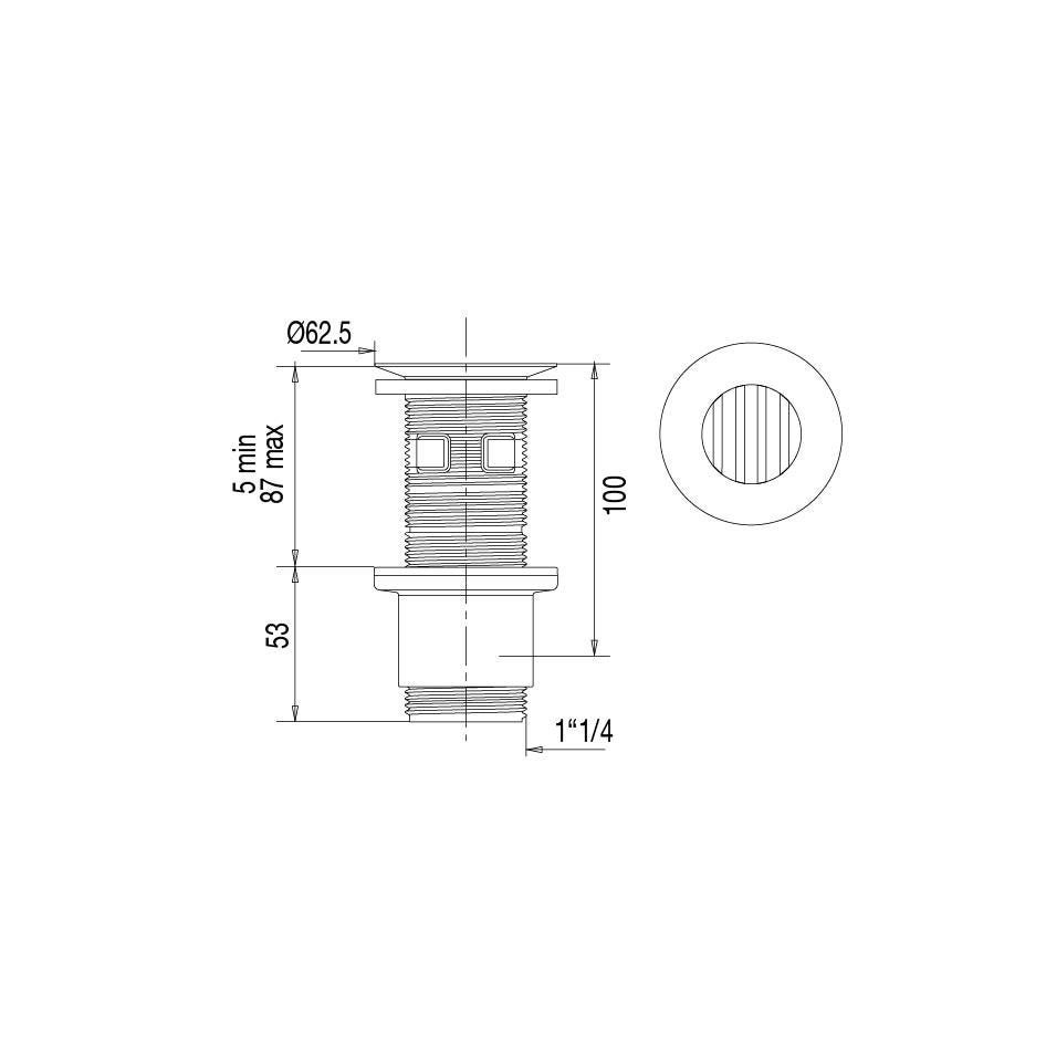 BONDE UNIV. SECABLE ECOUL/LIB BLC 12160000100 VALENTIN  [12160000100] 