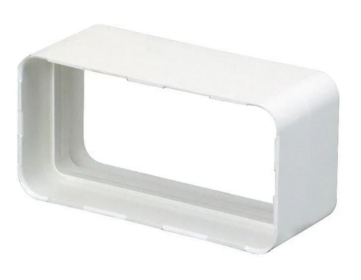 CONDUIT RECTANGULAIRE RIGIDE - Pour réseau équivalent Ø 80 ou 100 mm