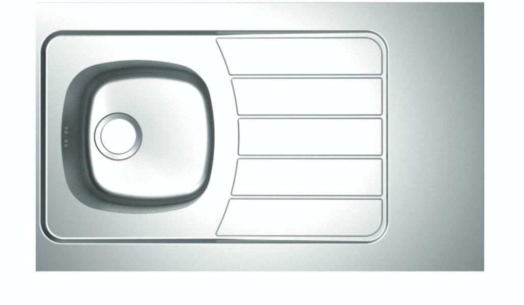 EVIER A POSER REVERSIBLE - ISÉO - Inox lisse 18/10
