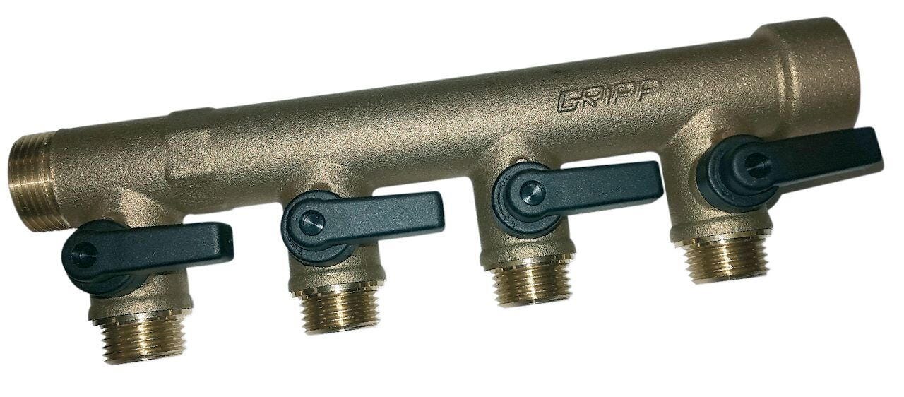 COLLECTEUR DISTRIGRIPP - Sanitaire/chauffage type Fc ø27 - Entraxe 50 mm